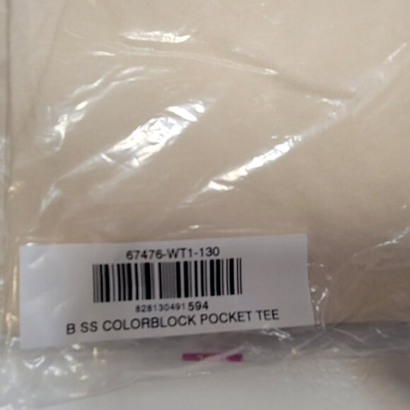 HANNA ANDERSSON Short Sleeve Pocket Tee Tshirt Top - 130 (8) - (NEW) - Picture 5 of 6